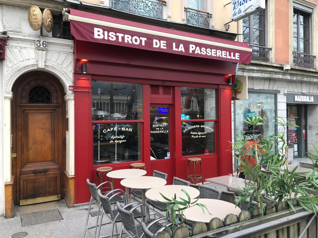 Bistrot de la Passerelle restaurant in Lyon, France