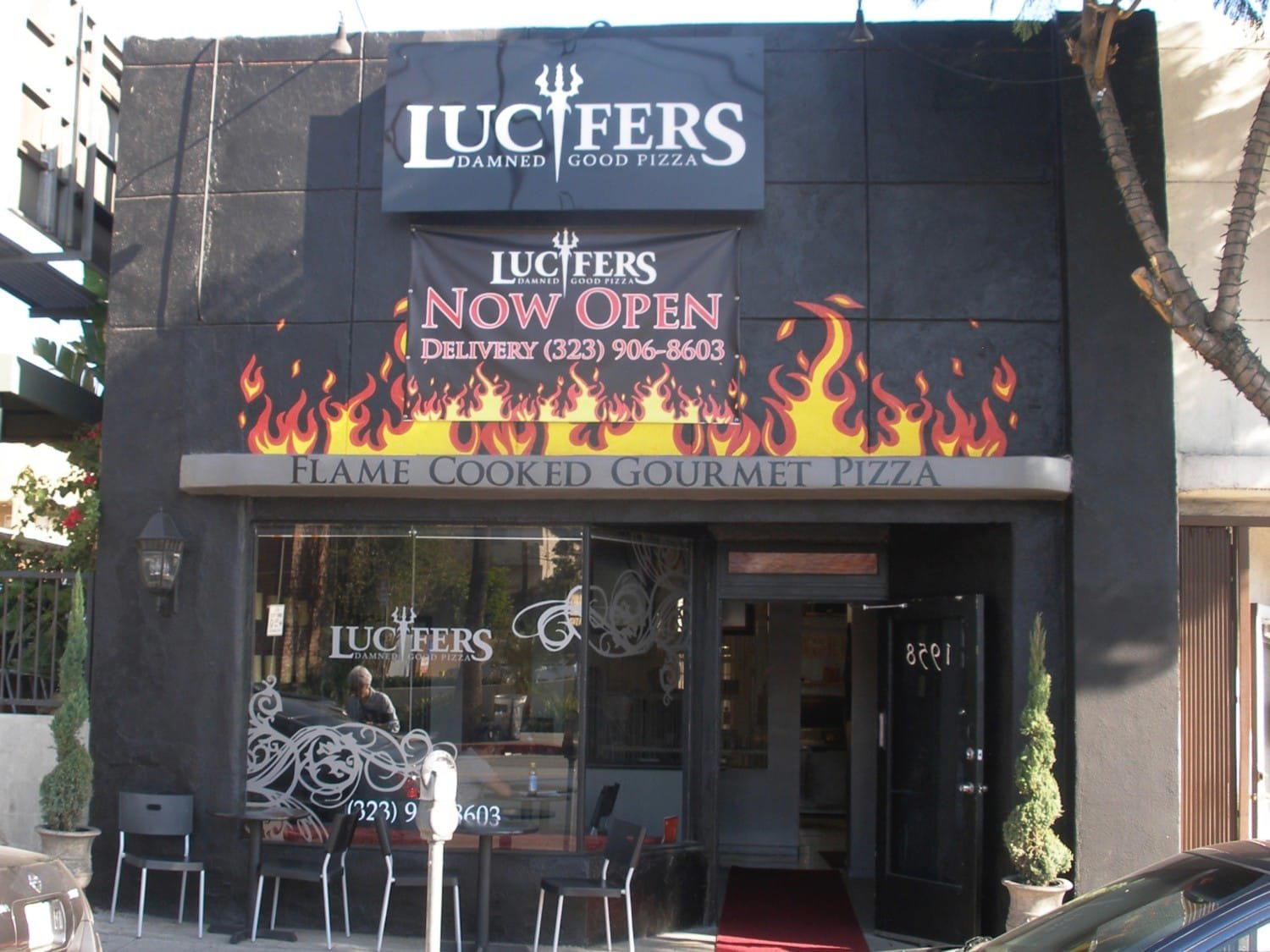 Lucifers Pizza restaurant in Los Angeles, United States