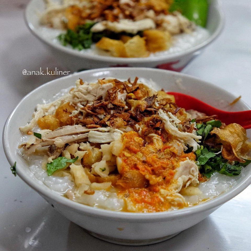 Bubur Aguan restaurant in Jakarta Barat, Indonesia