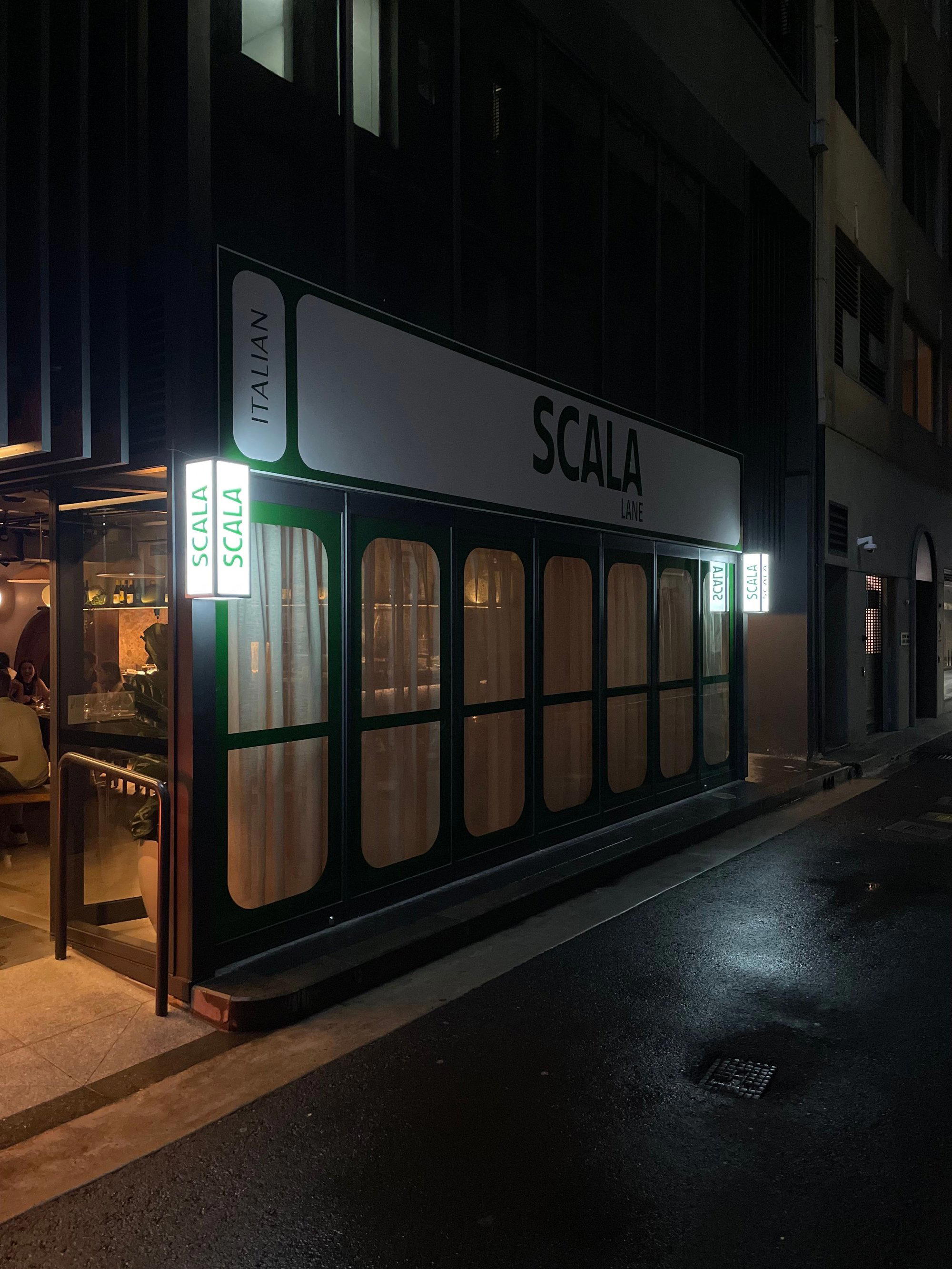 Scala Lane restaurant in Sydney, Australia