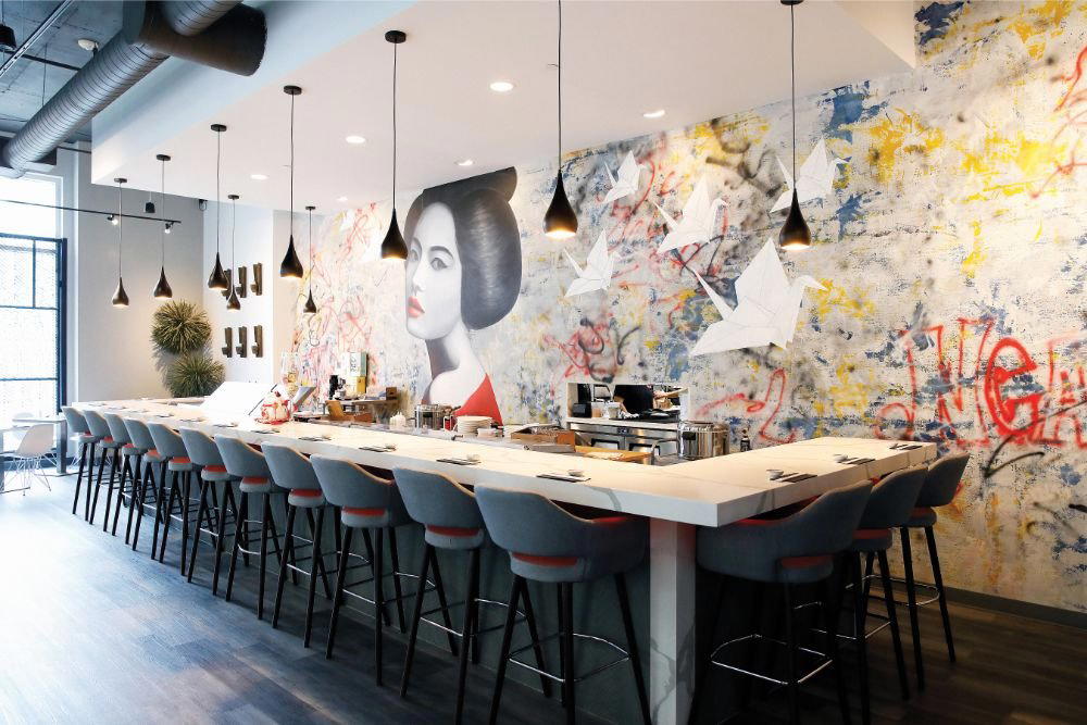 Yume Sushi restaurant in Arlington, United States