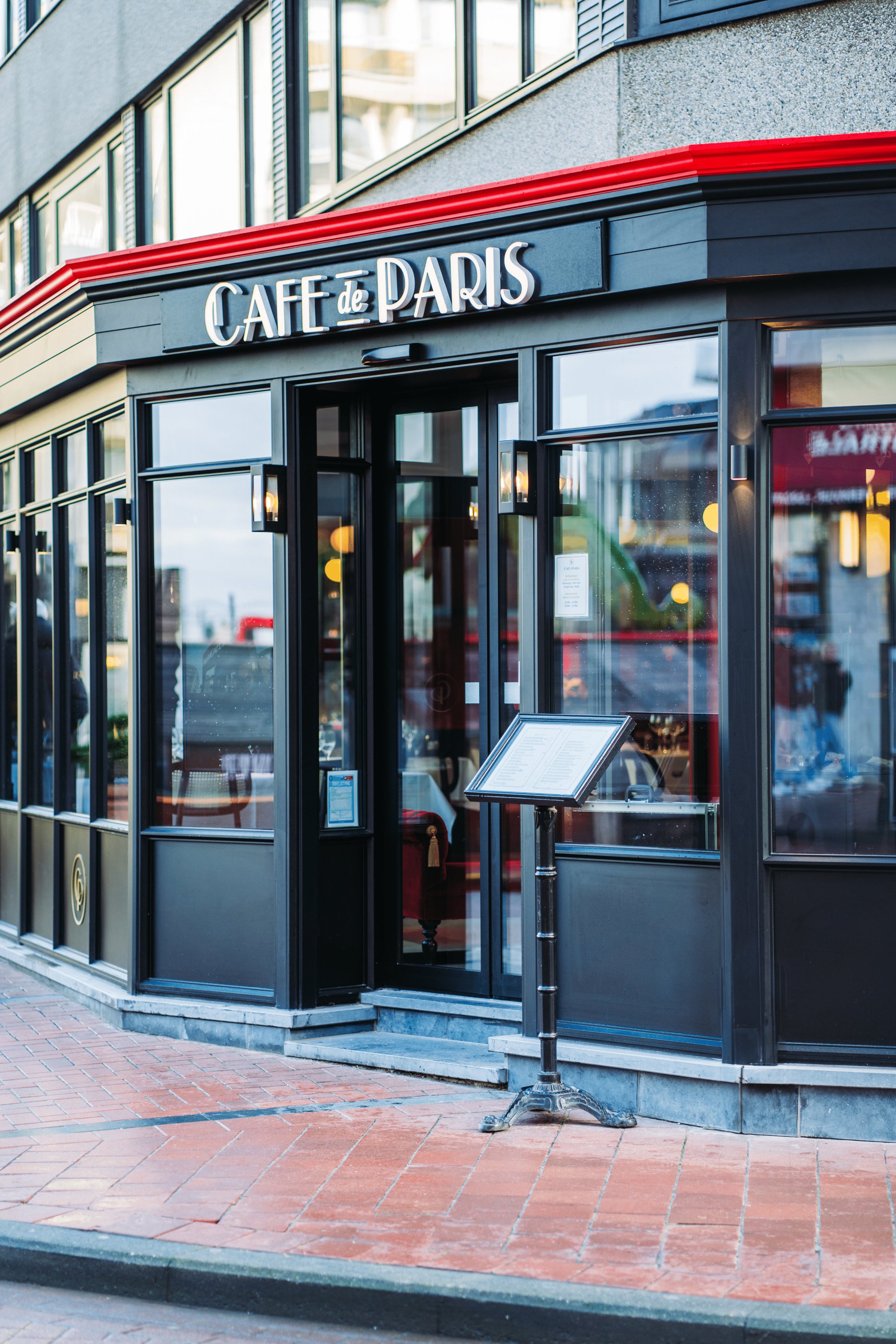 Café de Paris restaurant in Knokke Heist, Belgium