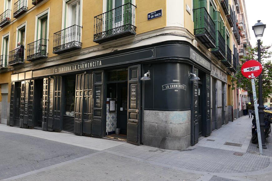 Taberna La Carmencita restaurant in Madrid, Spain