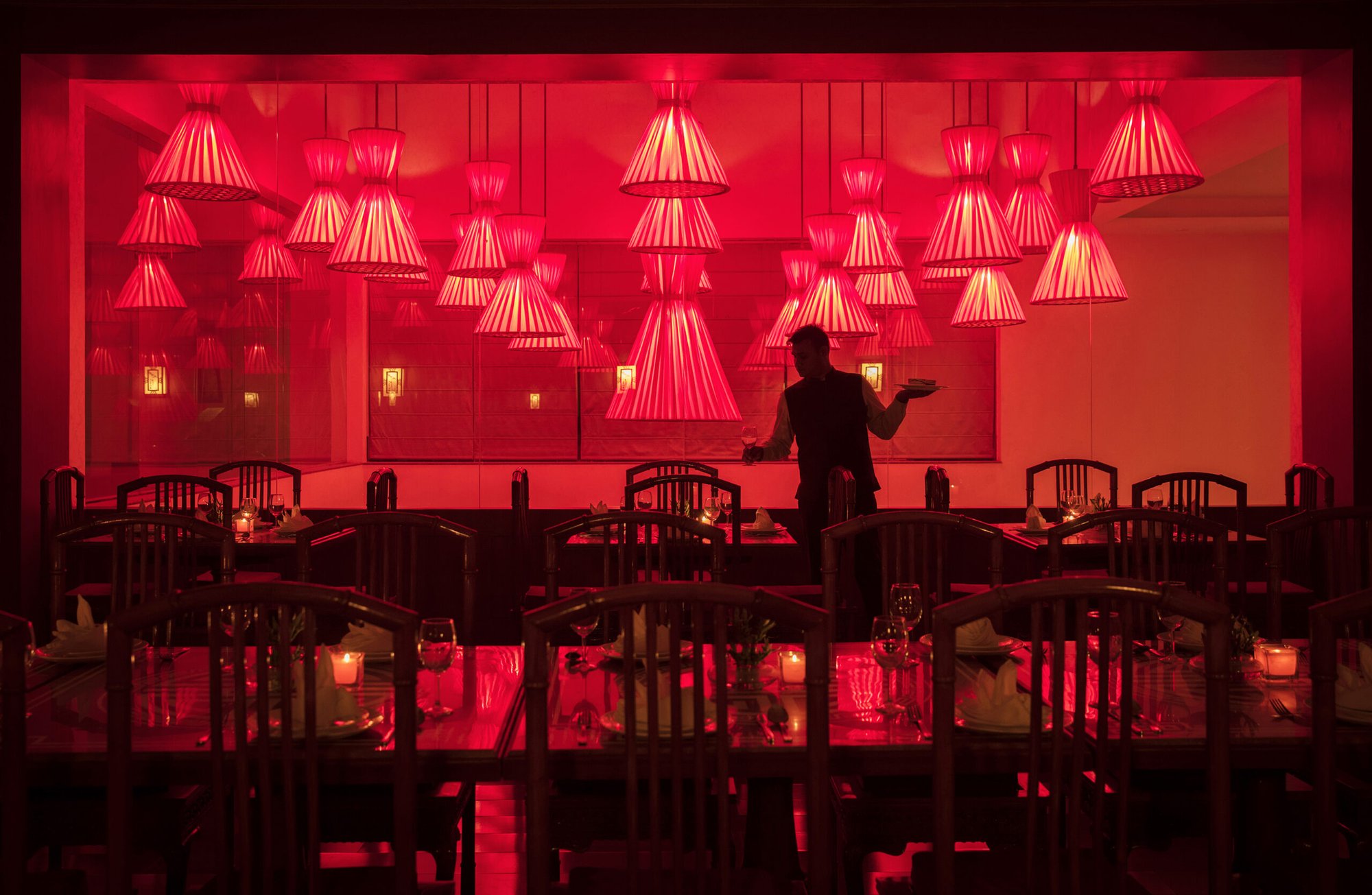 Dragon restaurant in Orchha, India