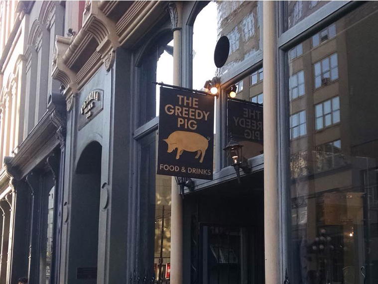 The Greedy Pig, Vancouver, Canada