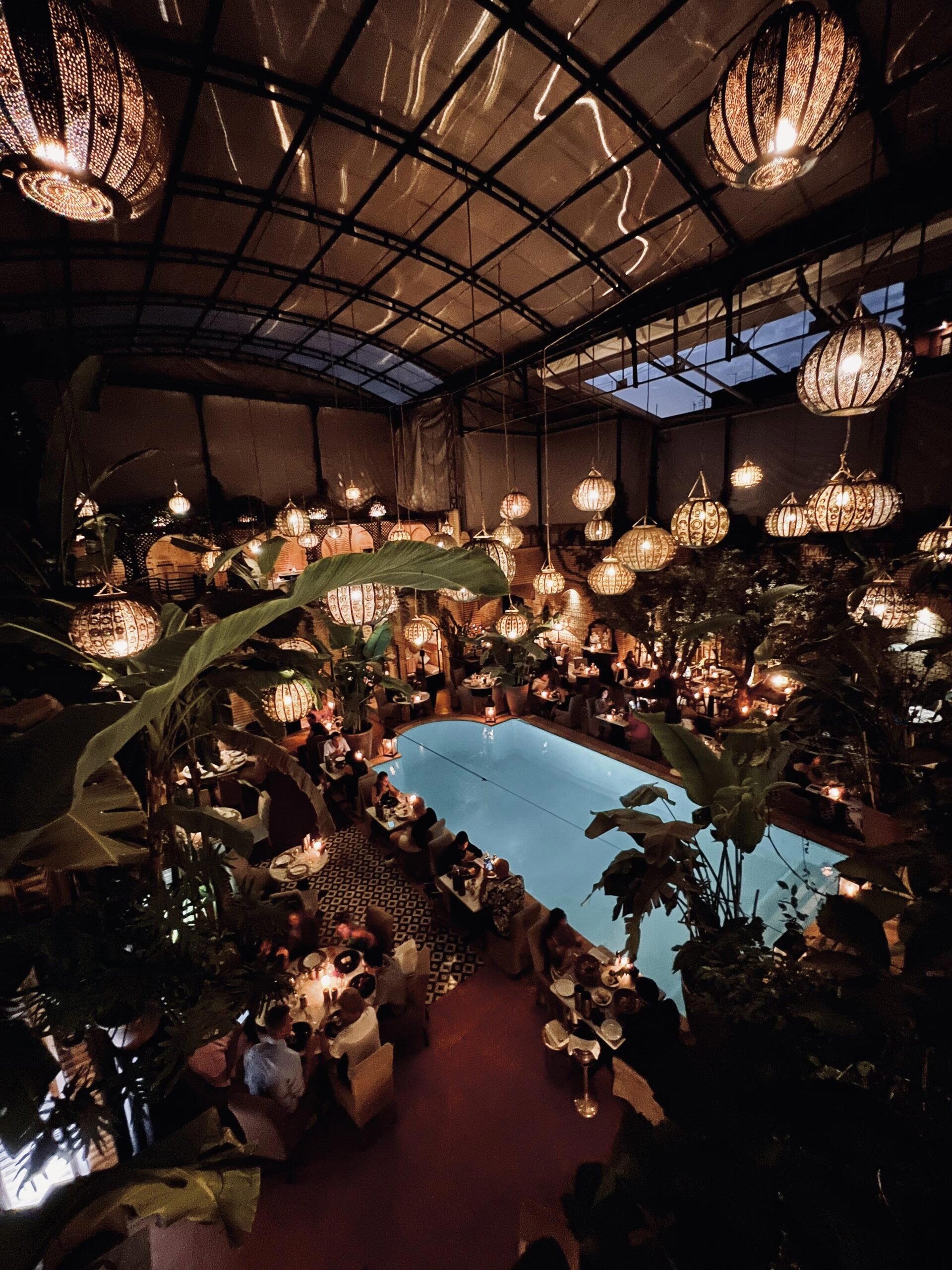 La Trattoria restaurant in Marrakech, Morocco