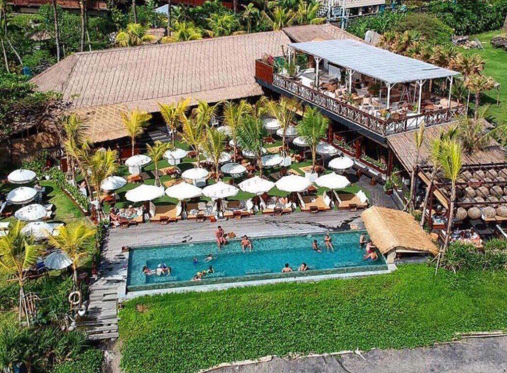 The Lawn Canggu Beach Club restaurant in Badung, Indonesia