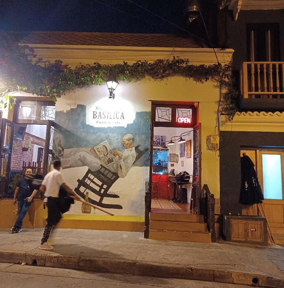 Pizzeria Della Chiesa restaurant in Cartagena, Colombia
