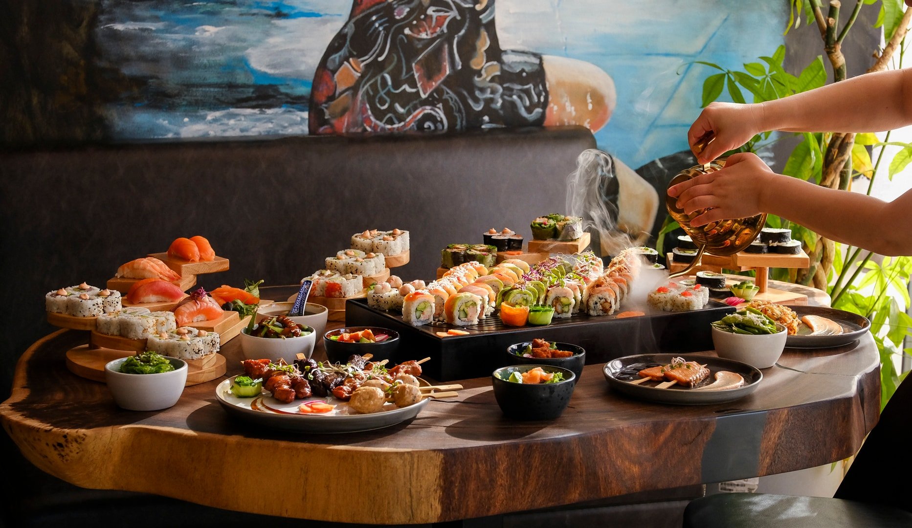 Ja Dimsum Sushi restaurant in Roskilde, Denmark