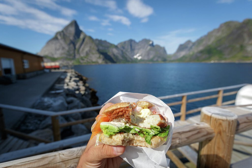 Anita's Sjomat restaurant in Lofoten, Norway