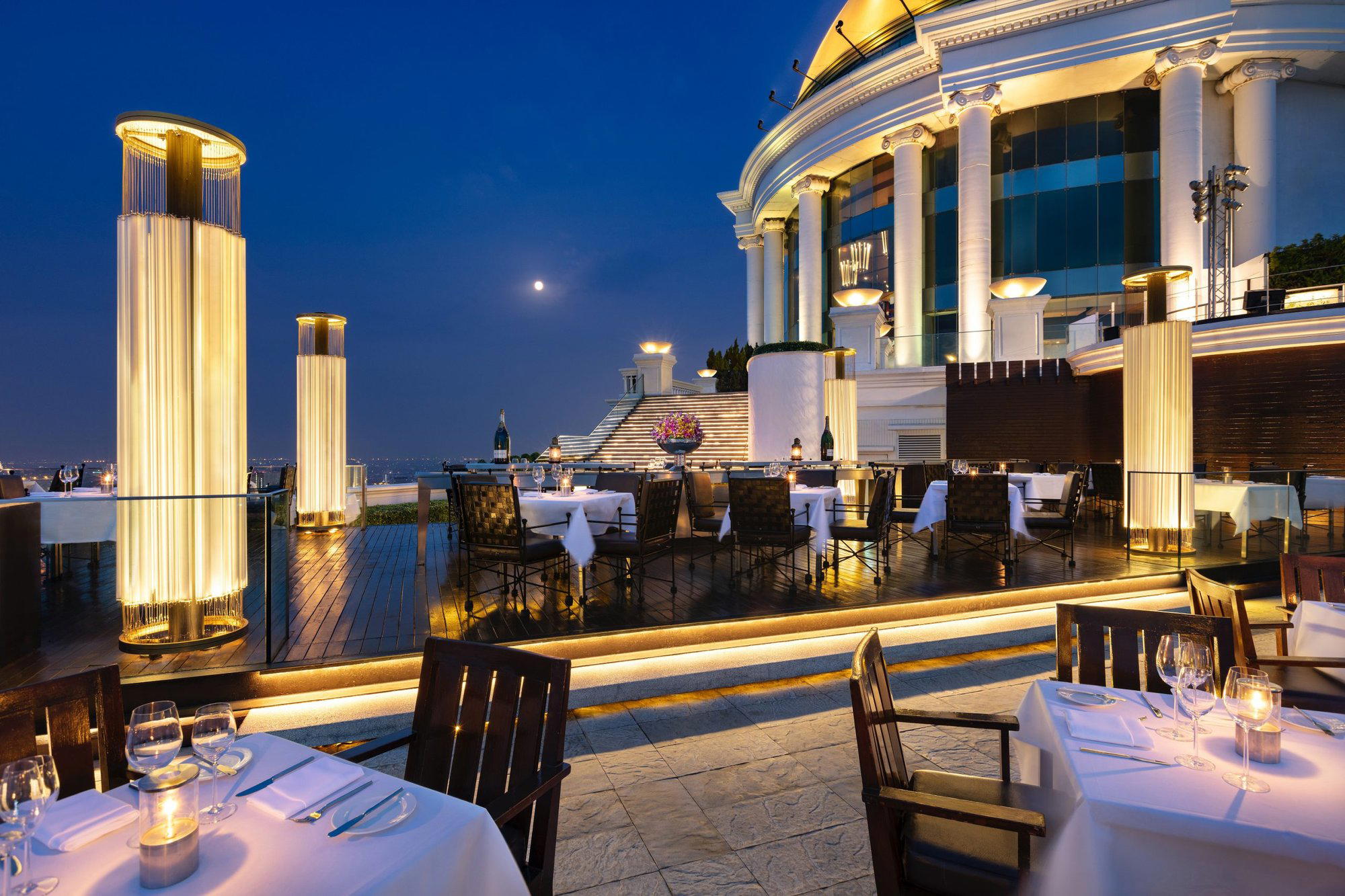 Sirocco restaurant in Bangkok, Thailand