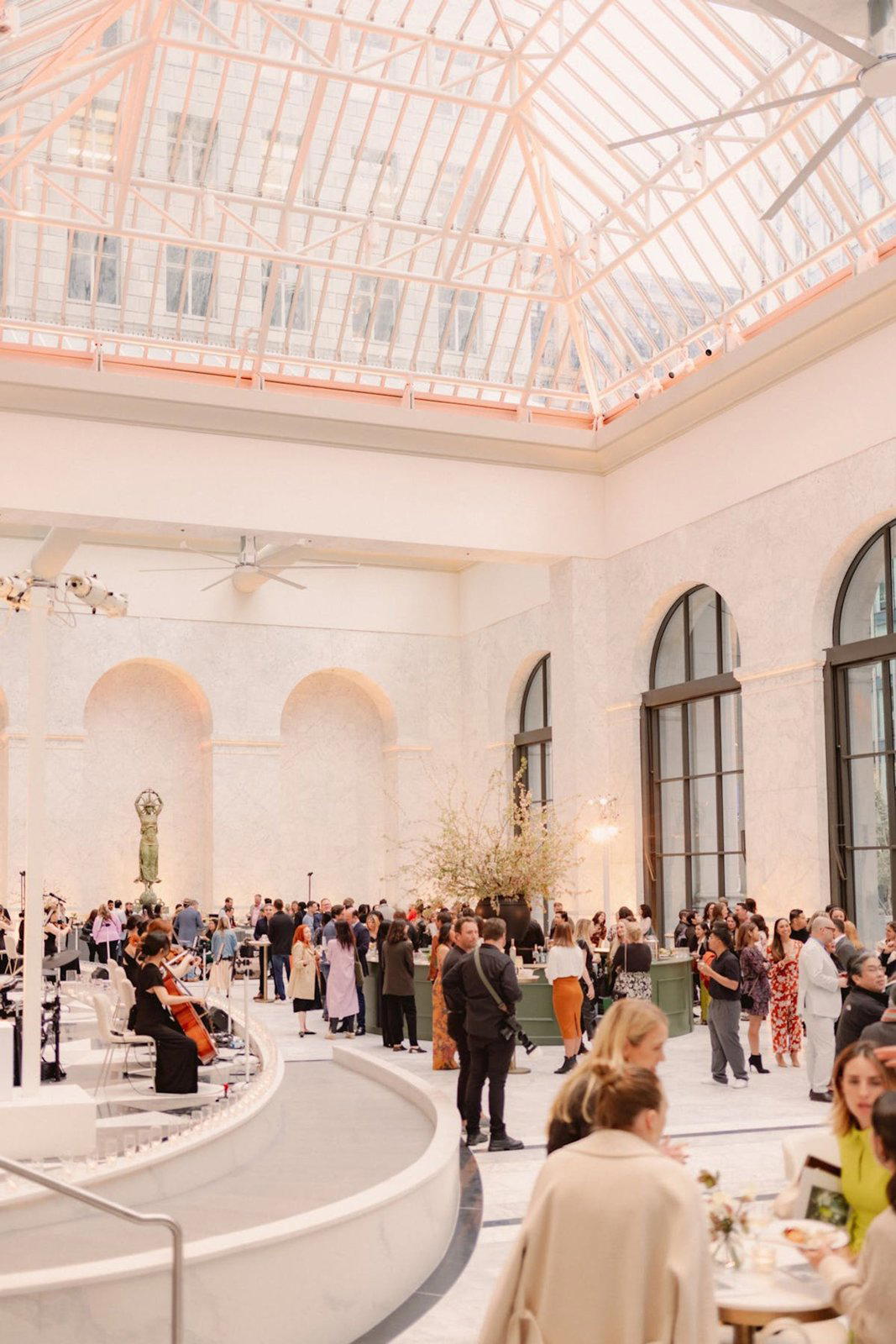 The Conservatory at One Sansome restaurant in San Francisco, United States