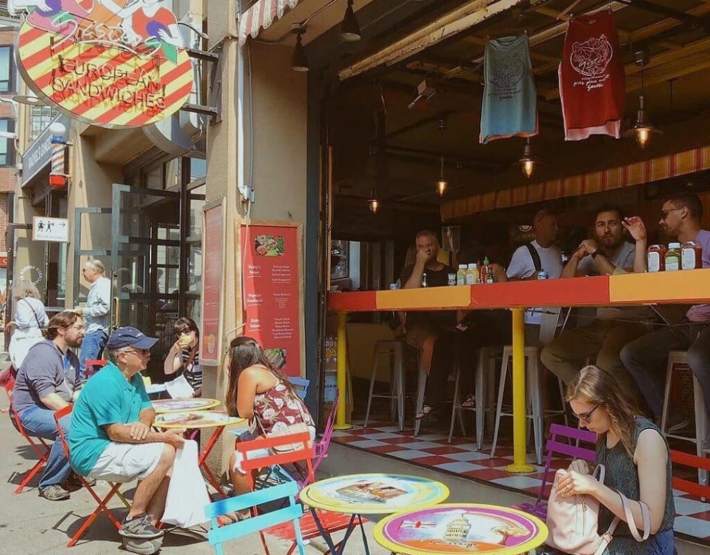 Sisters European Cafe restaurant in Seattle, United States