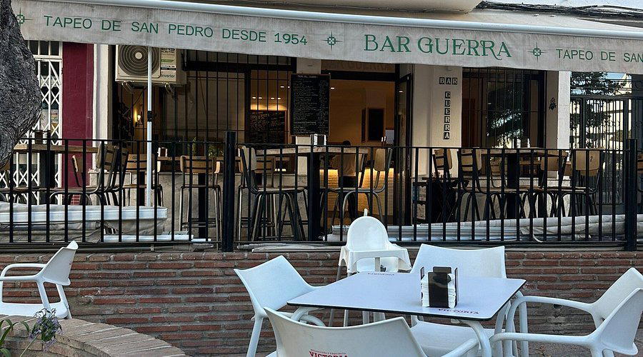 Bar Guerra restaurant in San Pedro De Alacantra, Spain