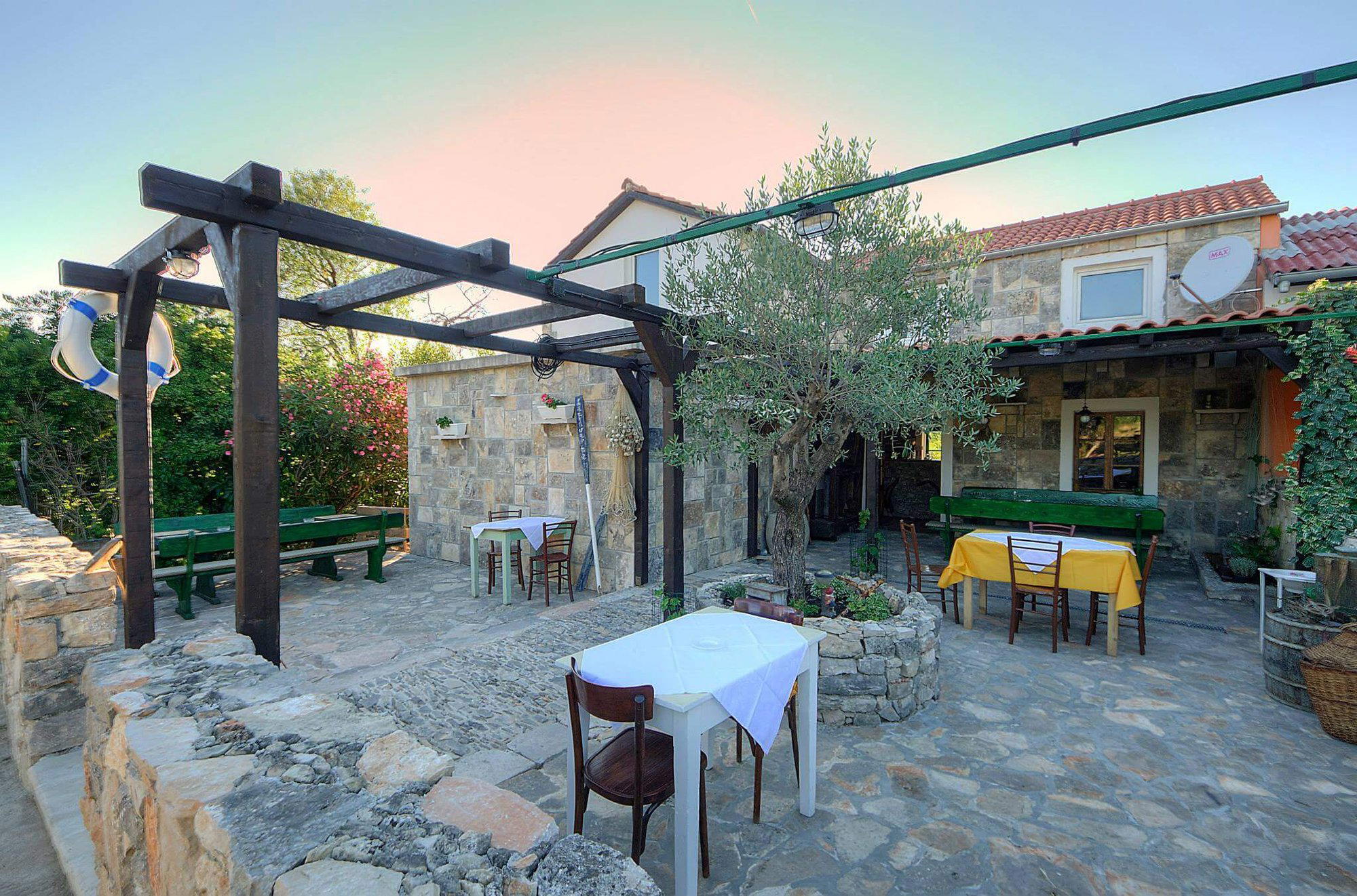 Prslika restaurant in Zlarin, Croatia