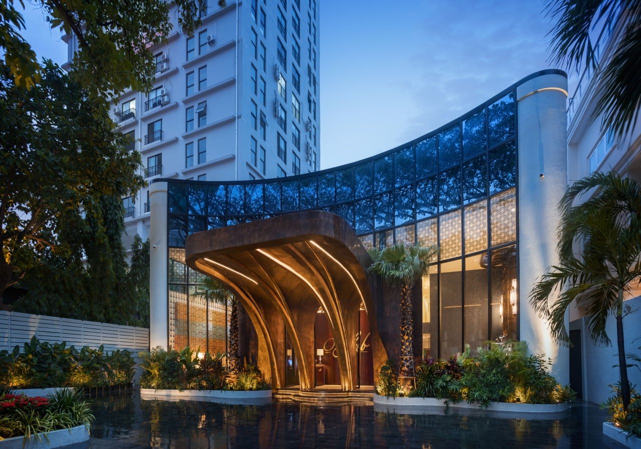 Ox Club restaurant in Phnom Penh, Cambodia