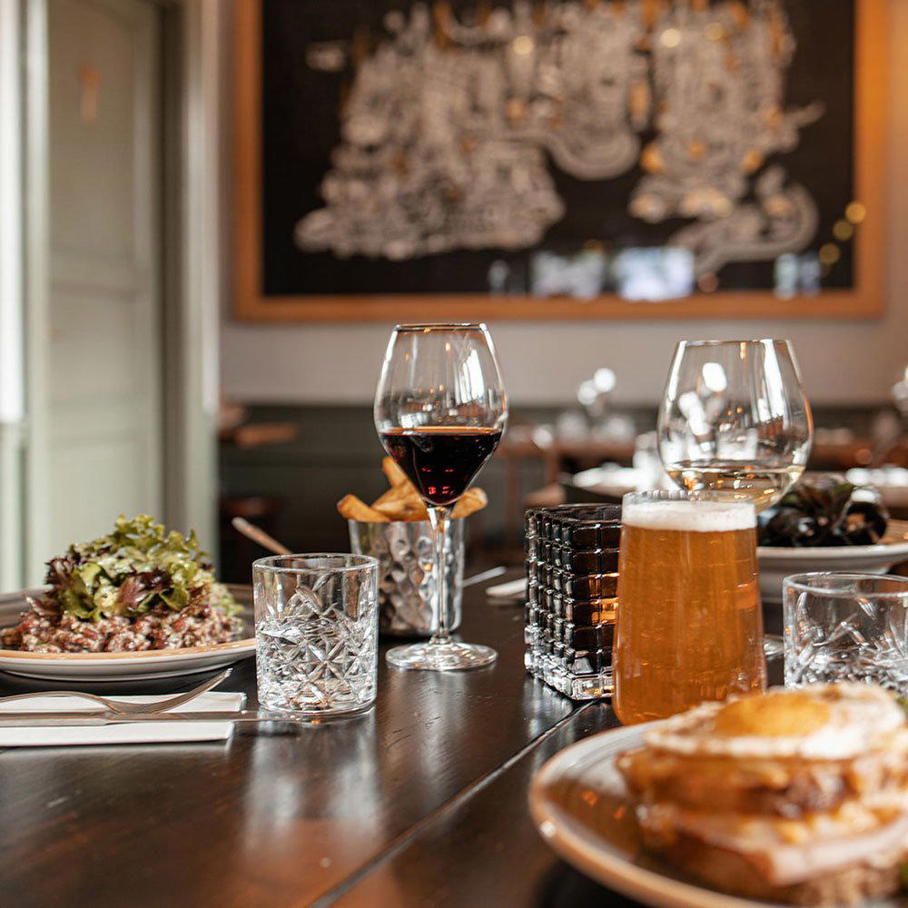 Ewalds Brasserie restaurant in Copenhagen, Denmark