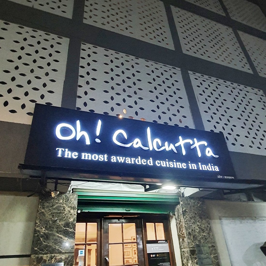 Oh Calcutta, Kolkata, India
