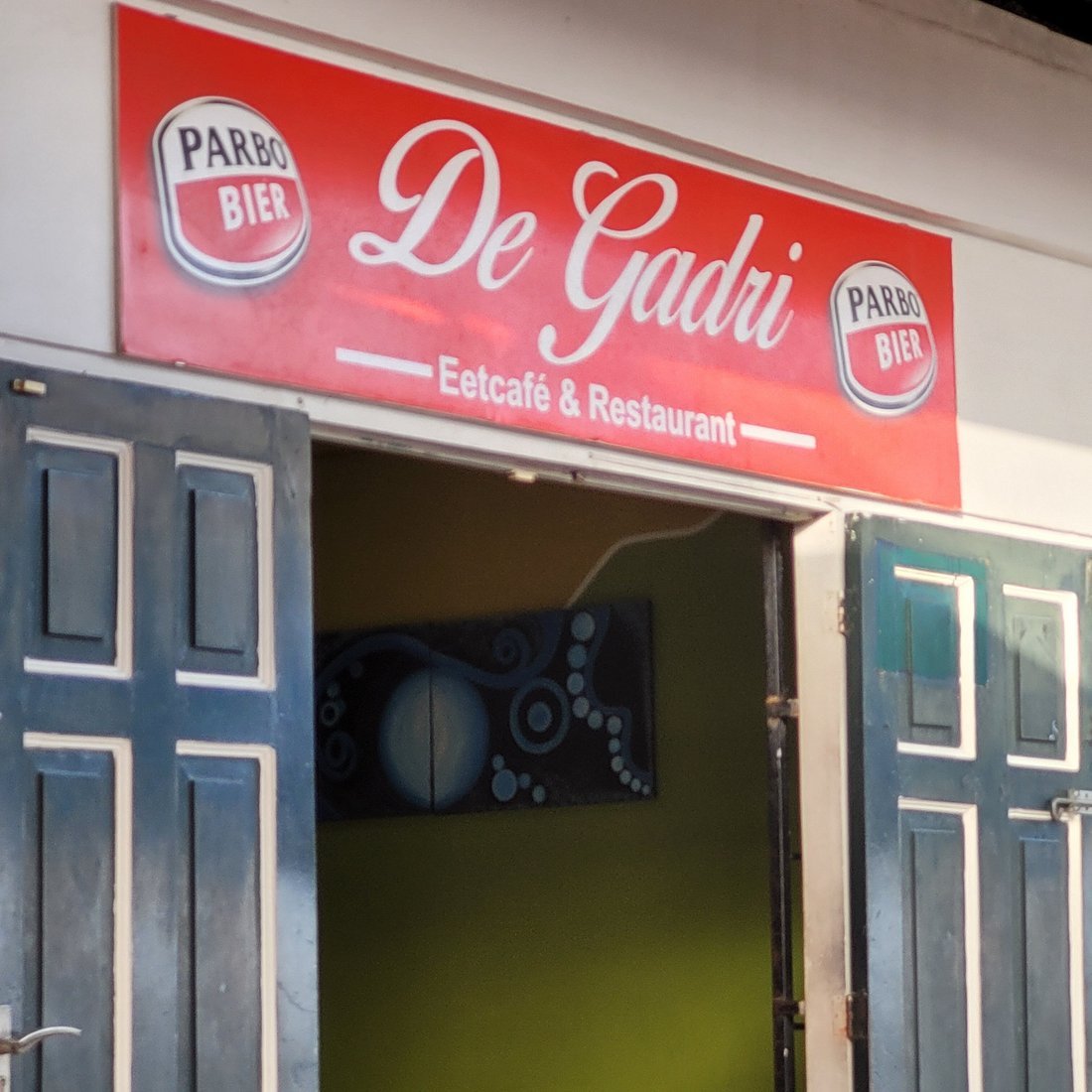 Eetcafe de Gadri restaurant in Paramaribo, Suriname