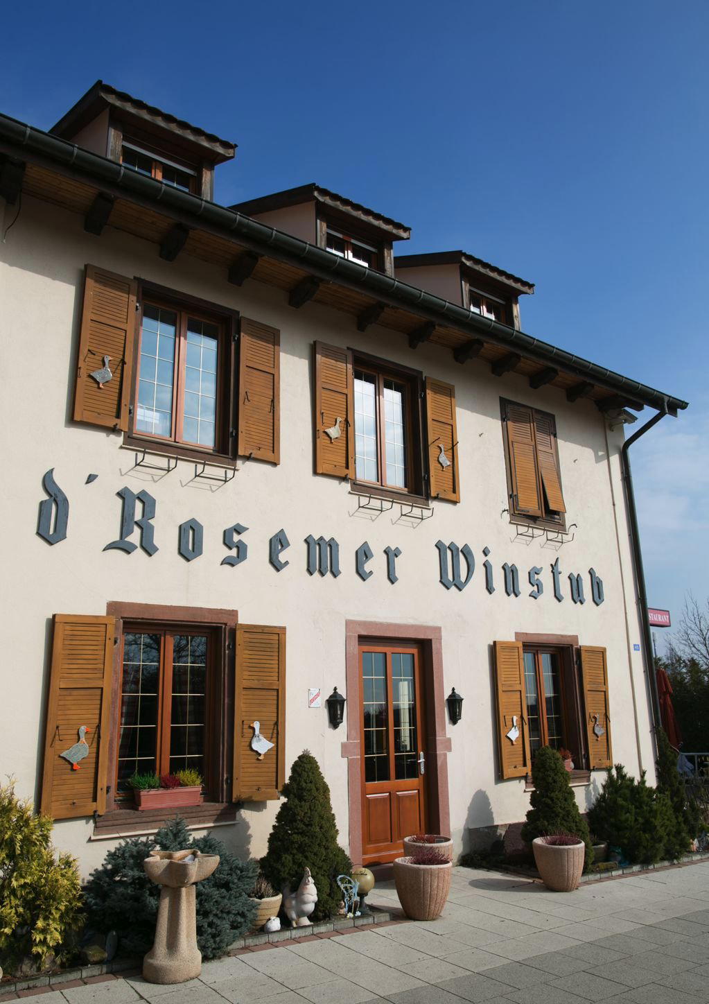 Le Rosenmeer restaurant in Rosheim, France