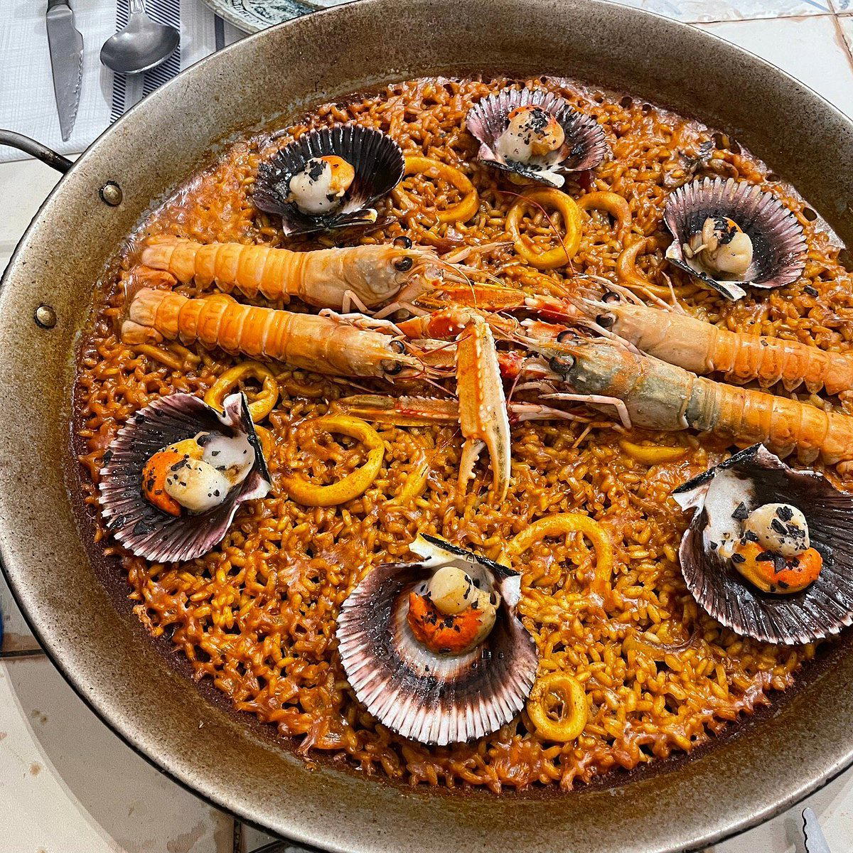 La Paella de Su restaurant in Barcelona, Spain