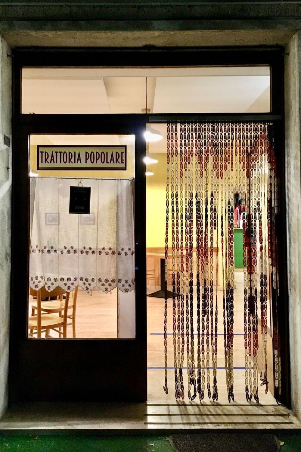 Trattoria L'avvolgibile restaurant in Rome, Italy