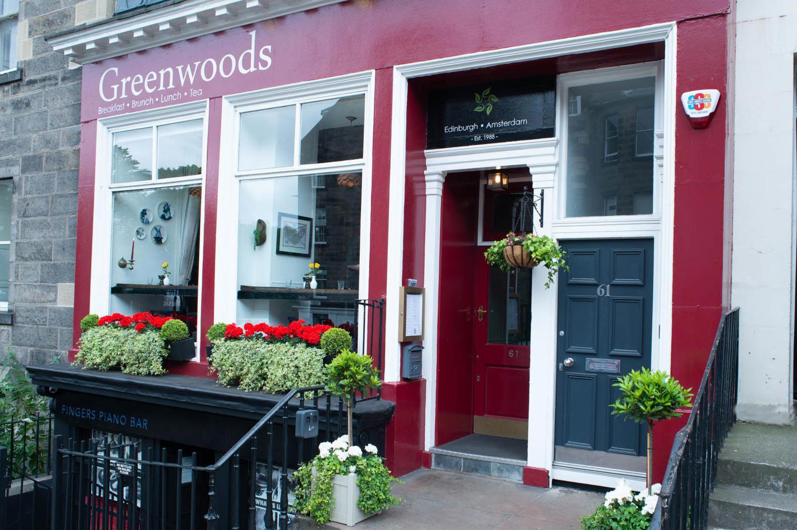 Greenwoods restaurant in Edinburgh, United Kingdom