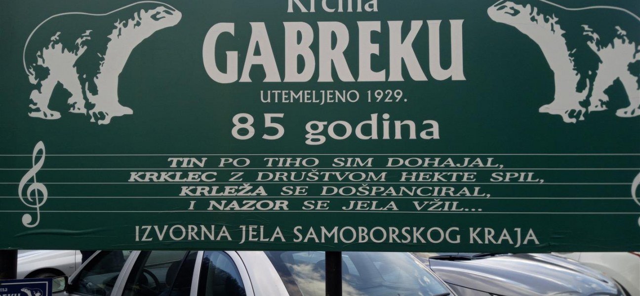 Gabreku 1929 restaurant in Samobor, Croatia