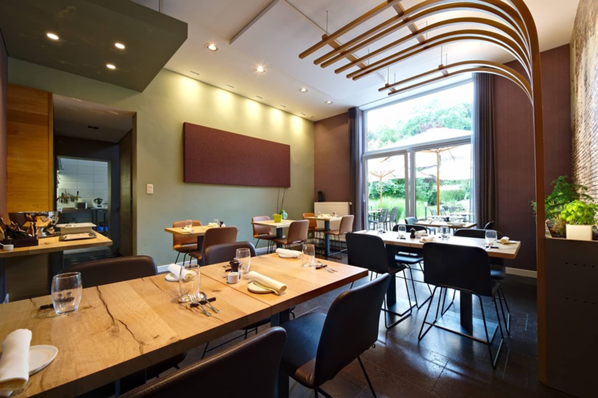 Carré d'herbes restaurant in Namur, Belgium
