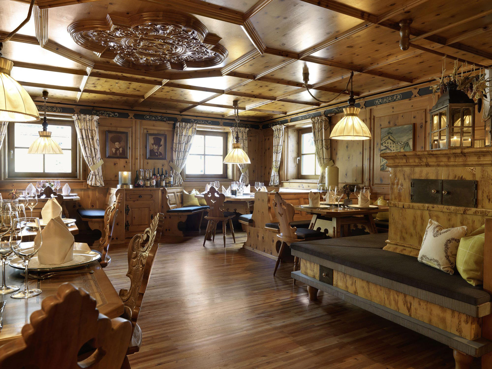 Löwen Stube restaurant in Schruns, Austria