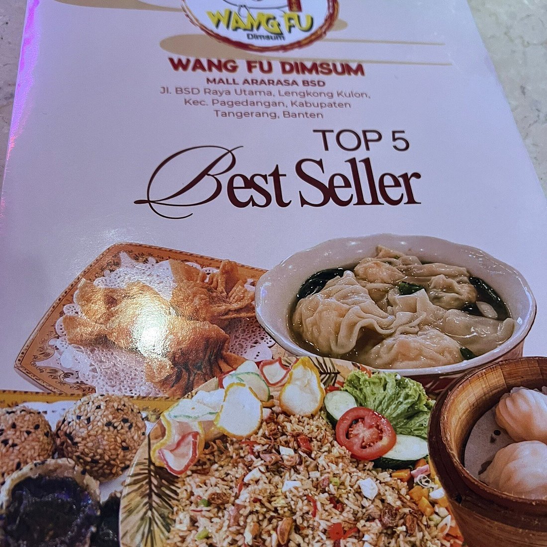 Hwang Fu Dimsum restaurant in Tangerang, Indonesia