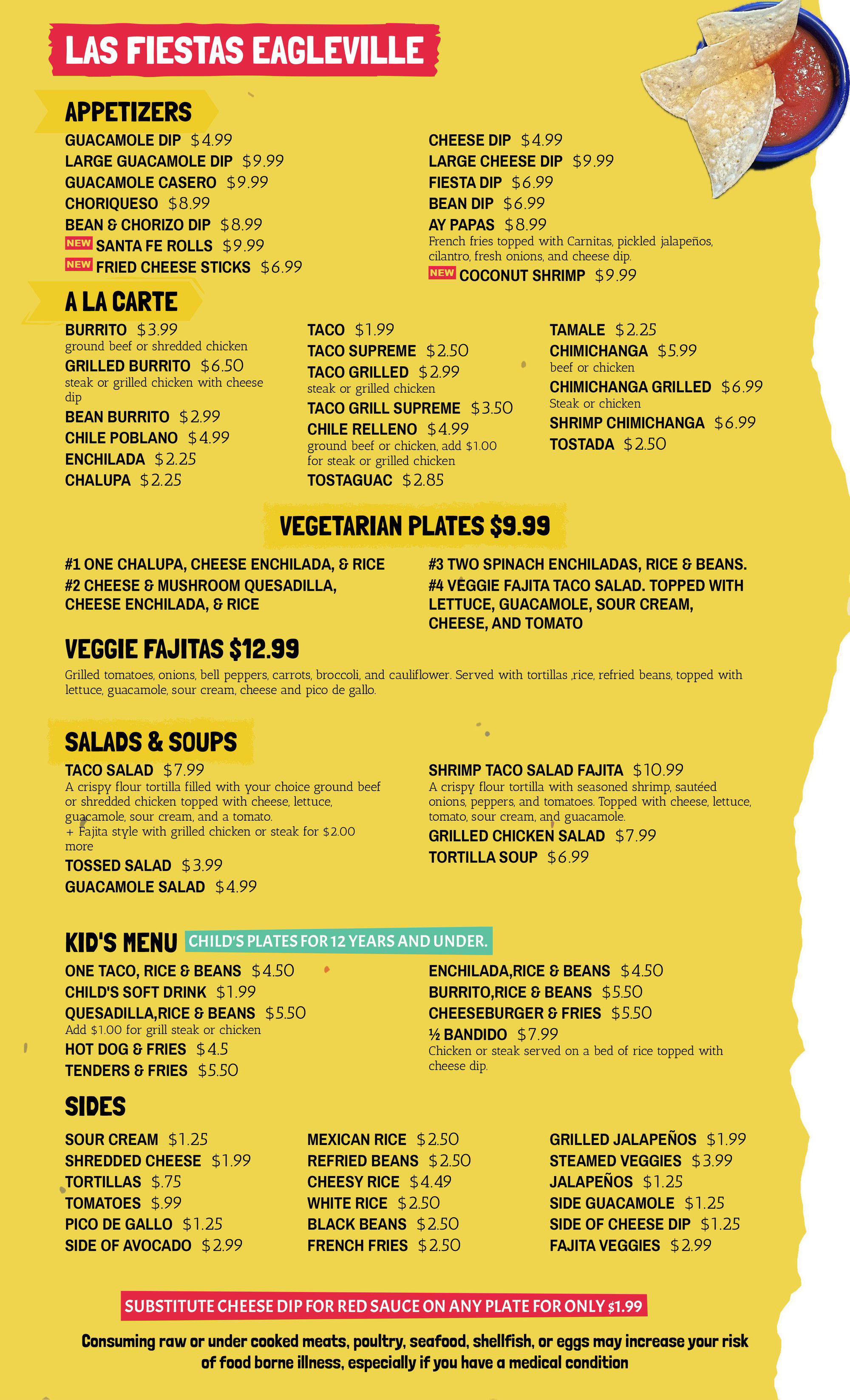 Las Fiestas restaurant in Eagleville