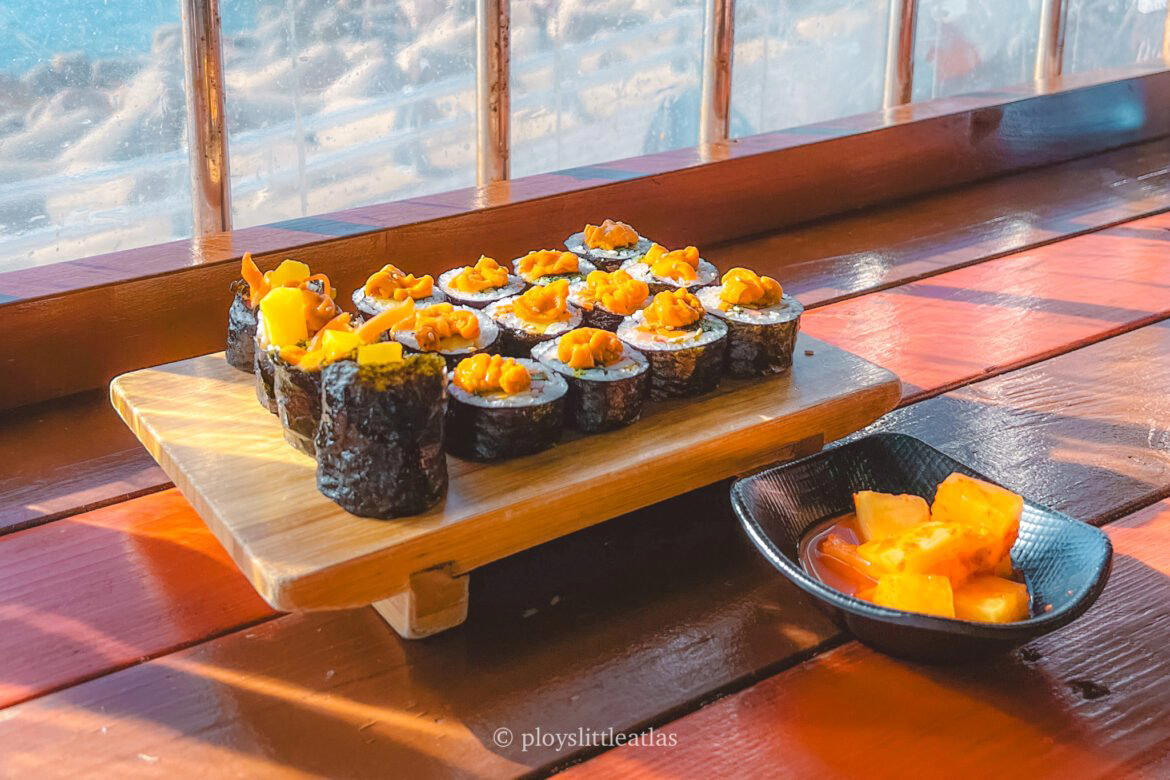 Hooninae Gimbap restaurant in Busan, South Korea
