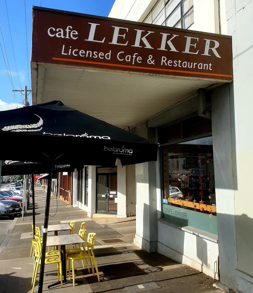 Cafe Lekker restaurant in Ballarat, Australia