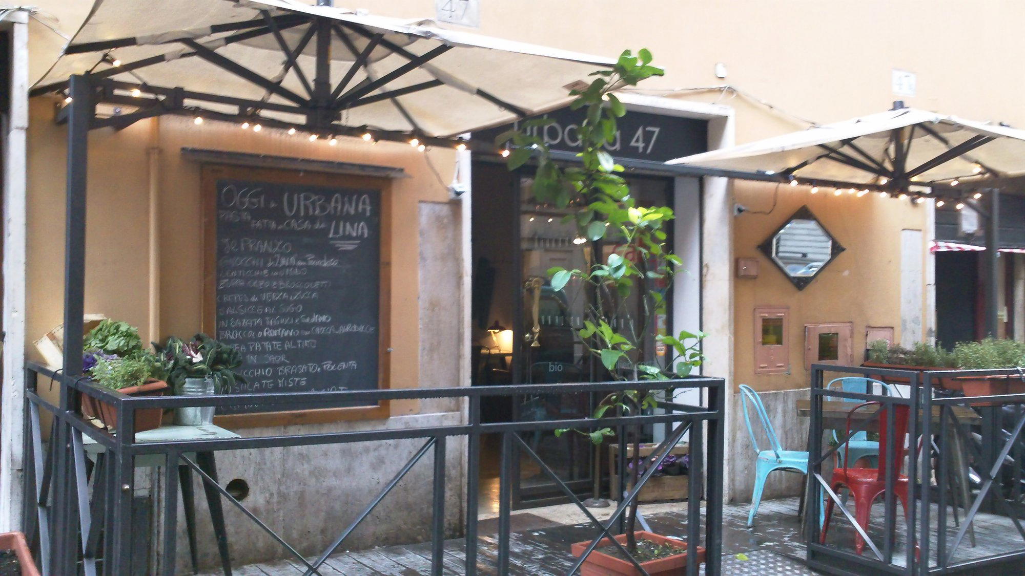 Urbana 47 restaurant in Rome, Italy
