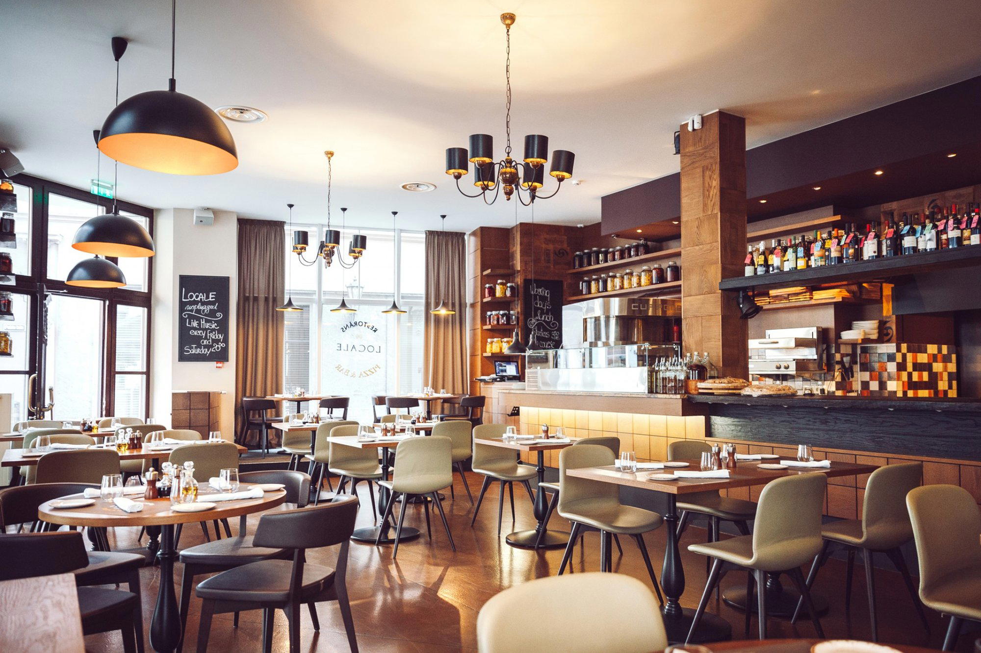 Locale restaurant in Riga, Latvia