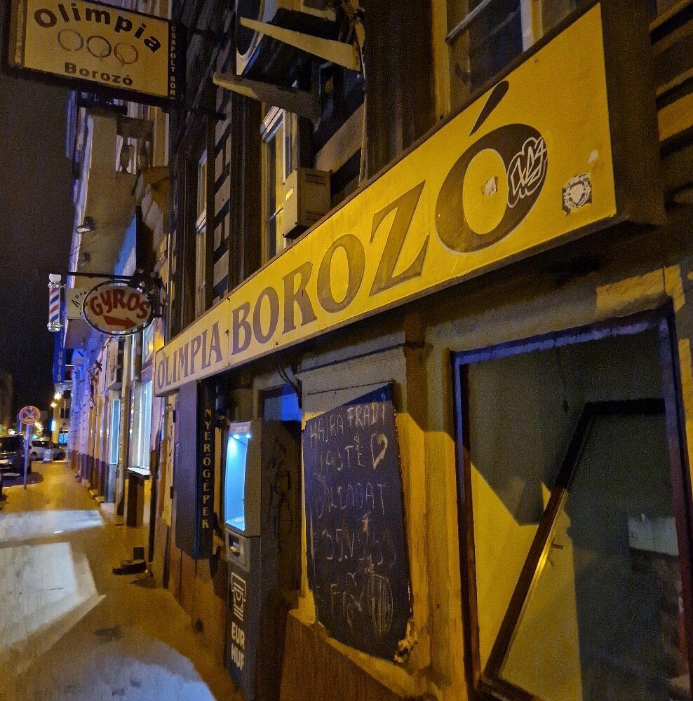 Olimpia restaurant in Budapest, Hungary