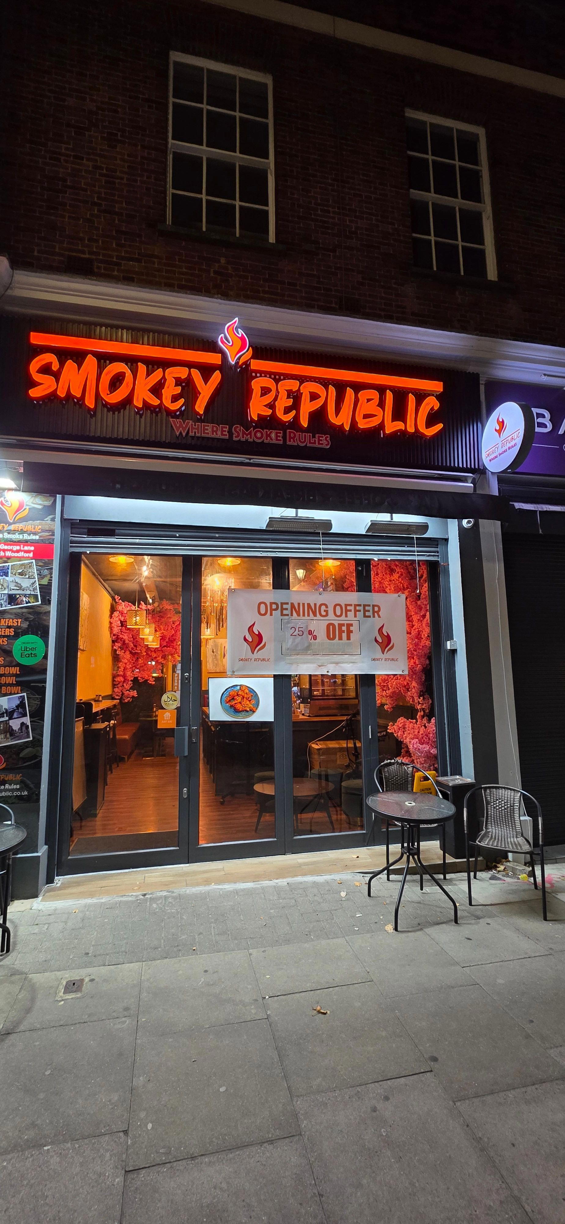 SMOKEY REPUBLIC restaurant in London, United Kingdom