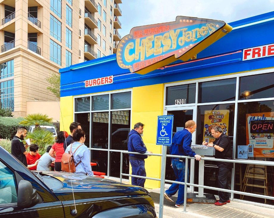 Cheesy Jane's restaurant in San Antonio, United States