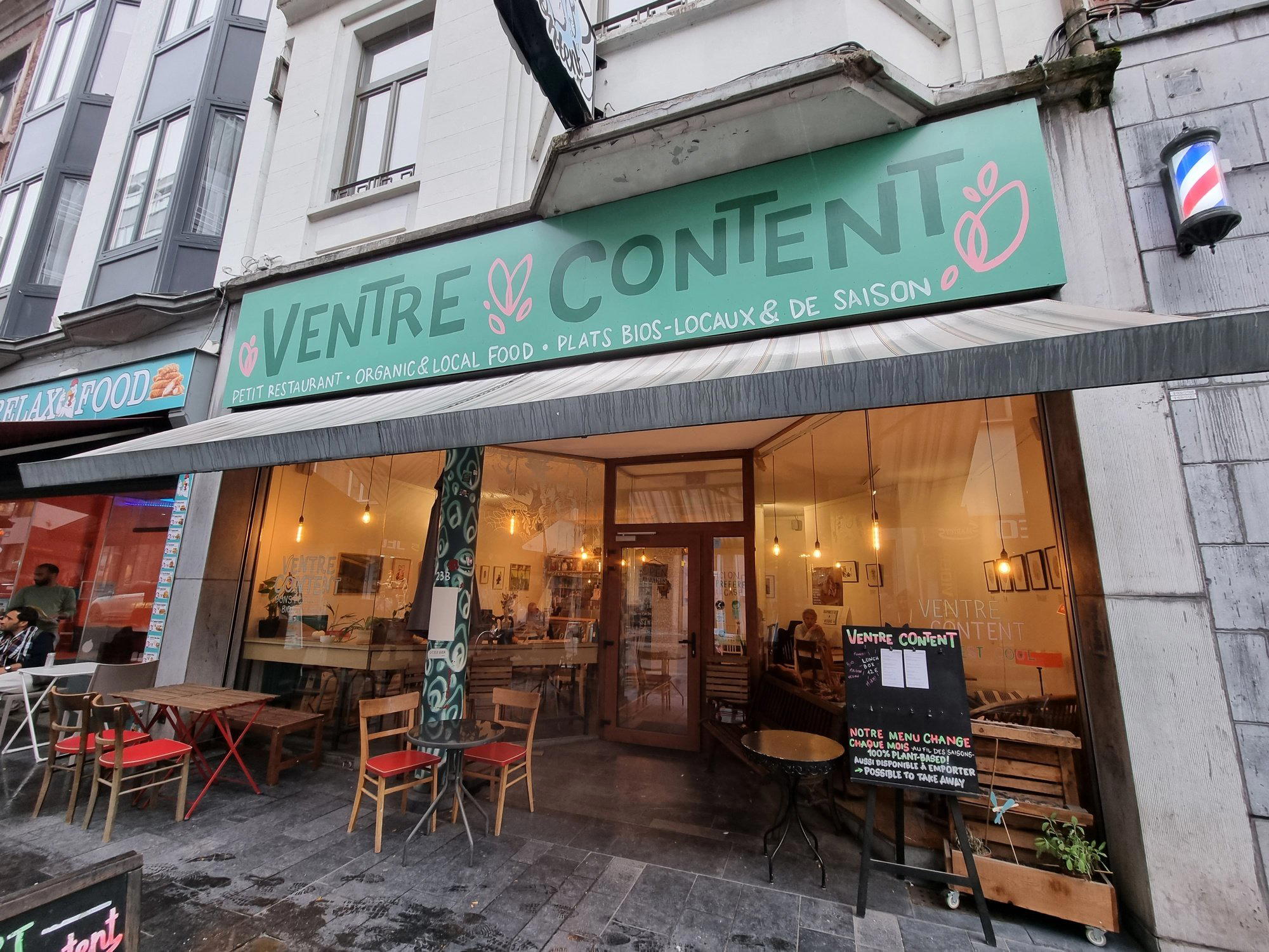 Ventre Content restaurant in Liège, Belgium