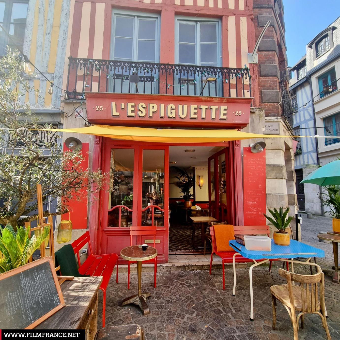L'Espiguette restaurant in Rouen, France