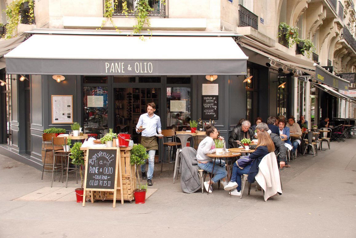 Pane e Olio Taverna restaurant in Paris, France