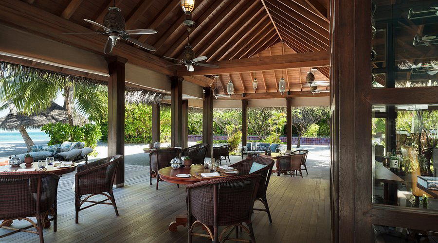 The Living Room restaurant in Haa Dhaalu Atoll