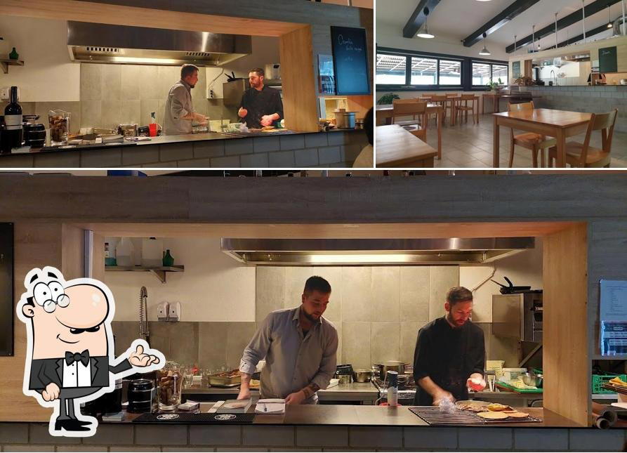 La Cantine Verte restaurant in Cornaux, Switzerland