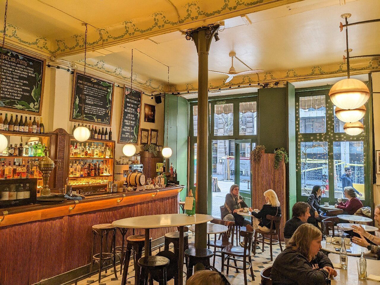Cafè del Centre restaurant in Barcelona, Spain