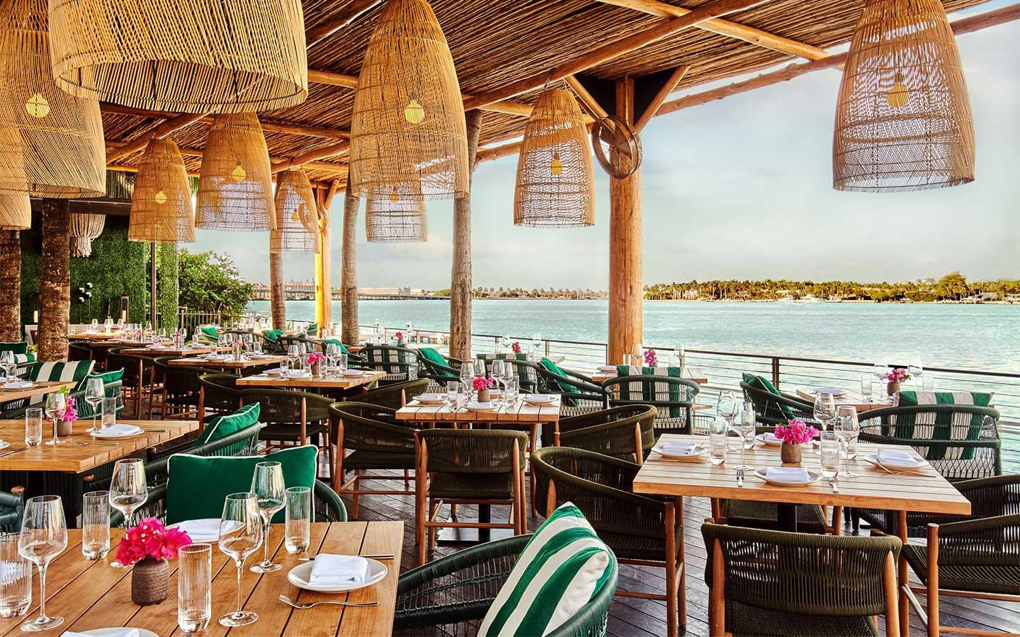 Baia Beach Club Miami restaurant in Miami Beach, United States