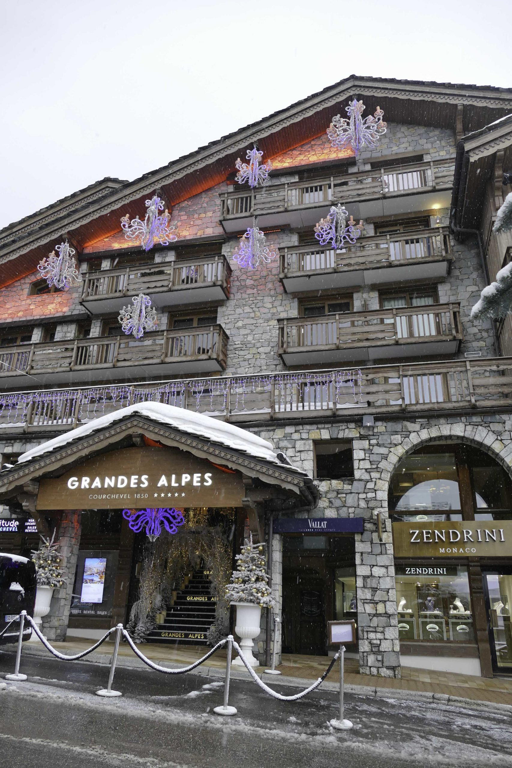 Le Sylvestre restaurant in Courchevel, France