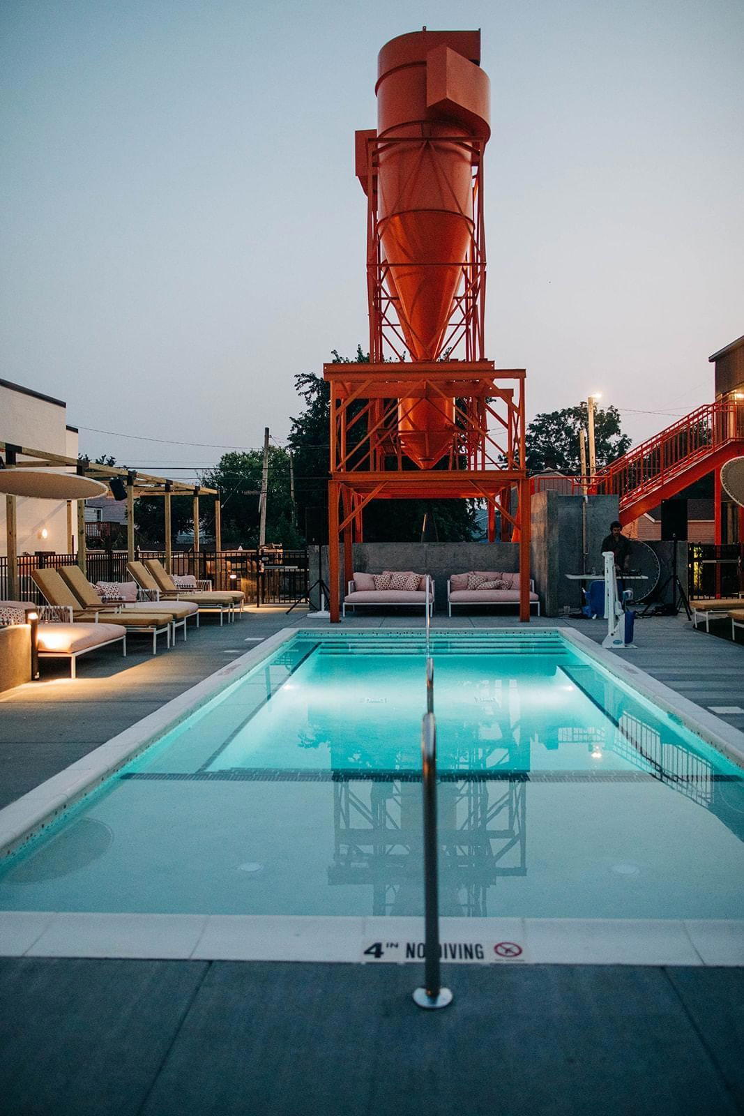 Myriad Swim Club restaurant in Louisville, United States