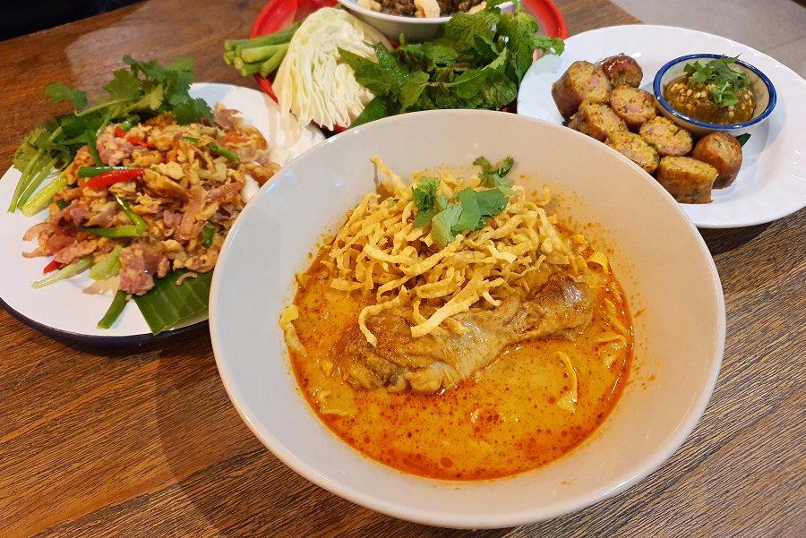 Ongtong Khaosoi restaurant in Bangkok, Thailand