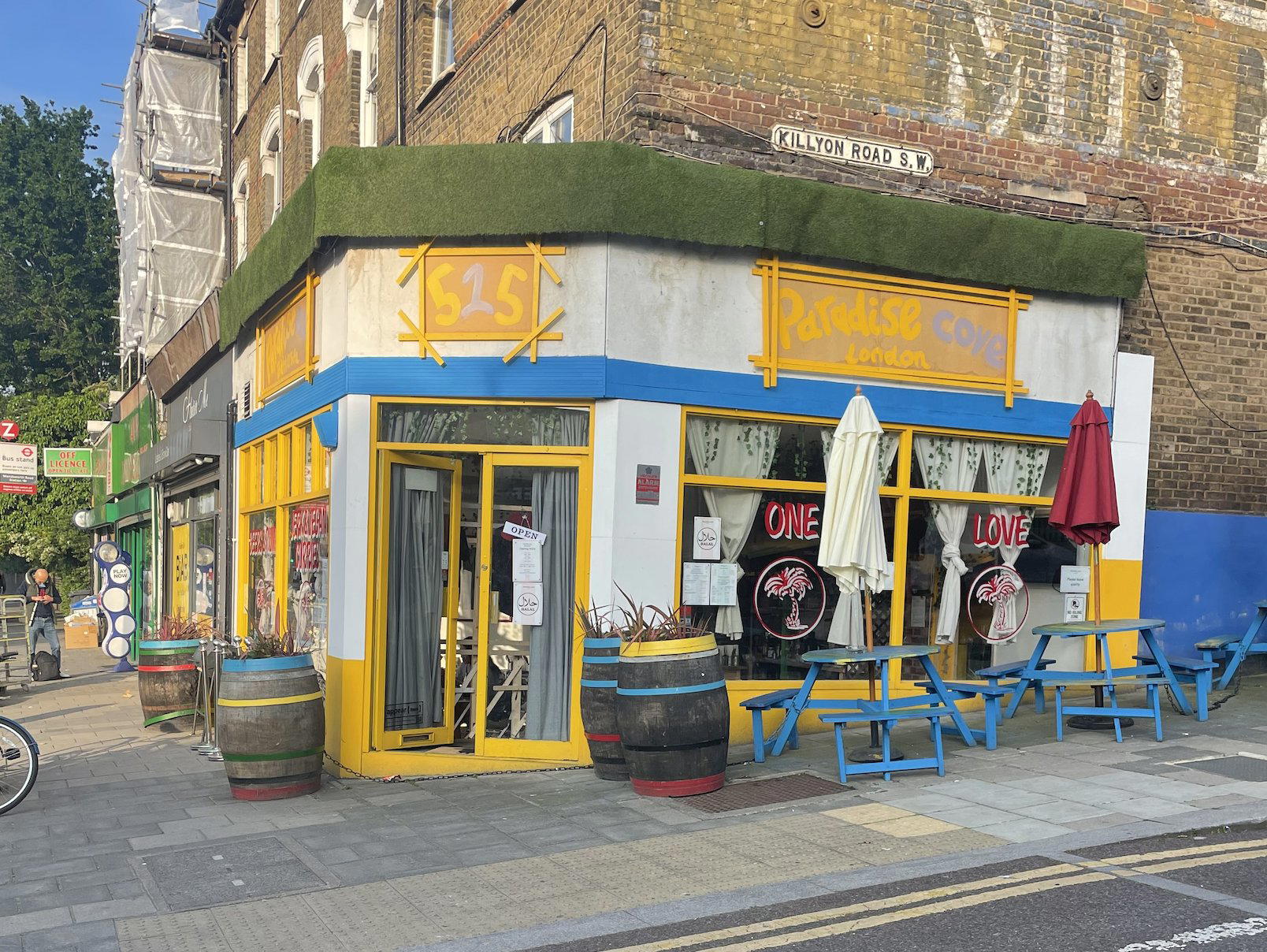Paradise cove Battersea restaurant in London, United Kingdom
